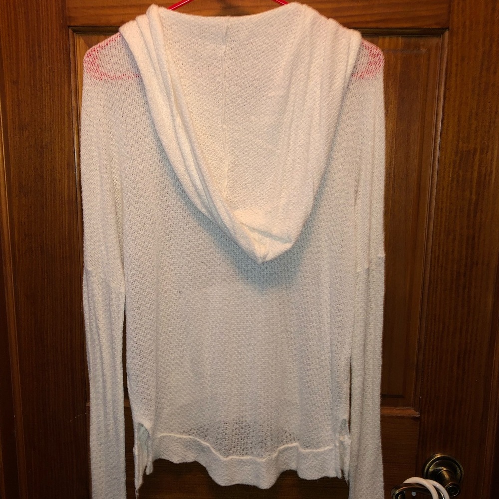 knitted hoodie hollister